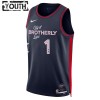 Barn Philadelphia 76ers Tröja James Harden Nike 2023-24 City Edition Marin Swingman